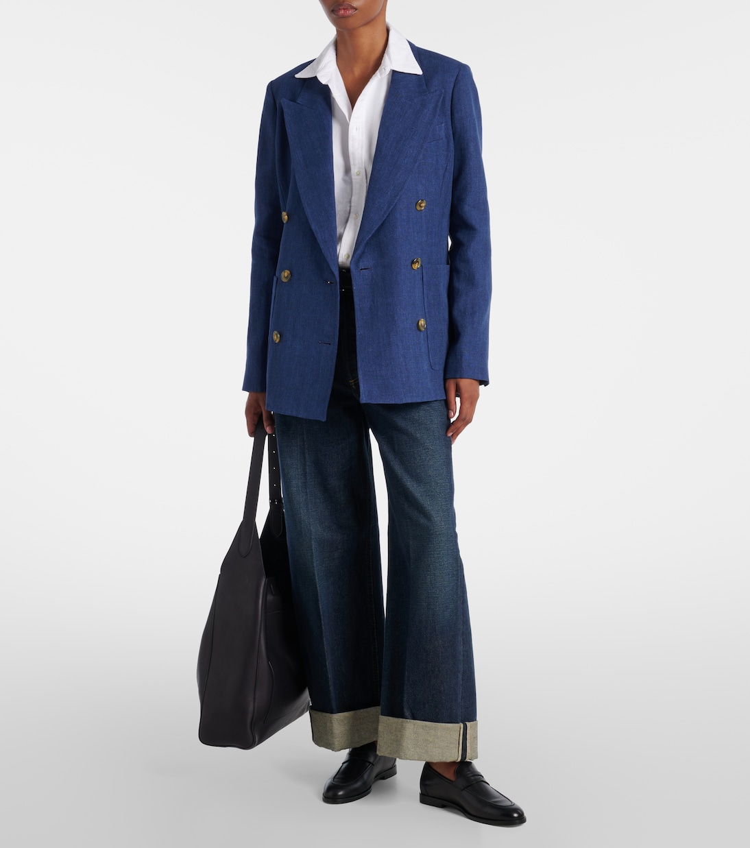 x Argent Chelsea linen denim blazer | Citizens of Humanity