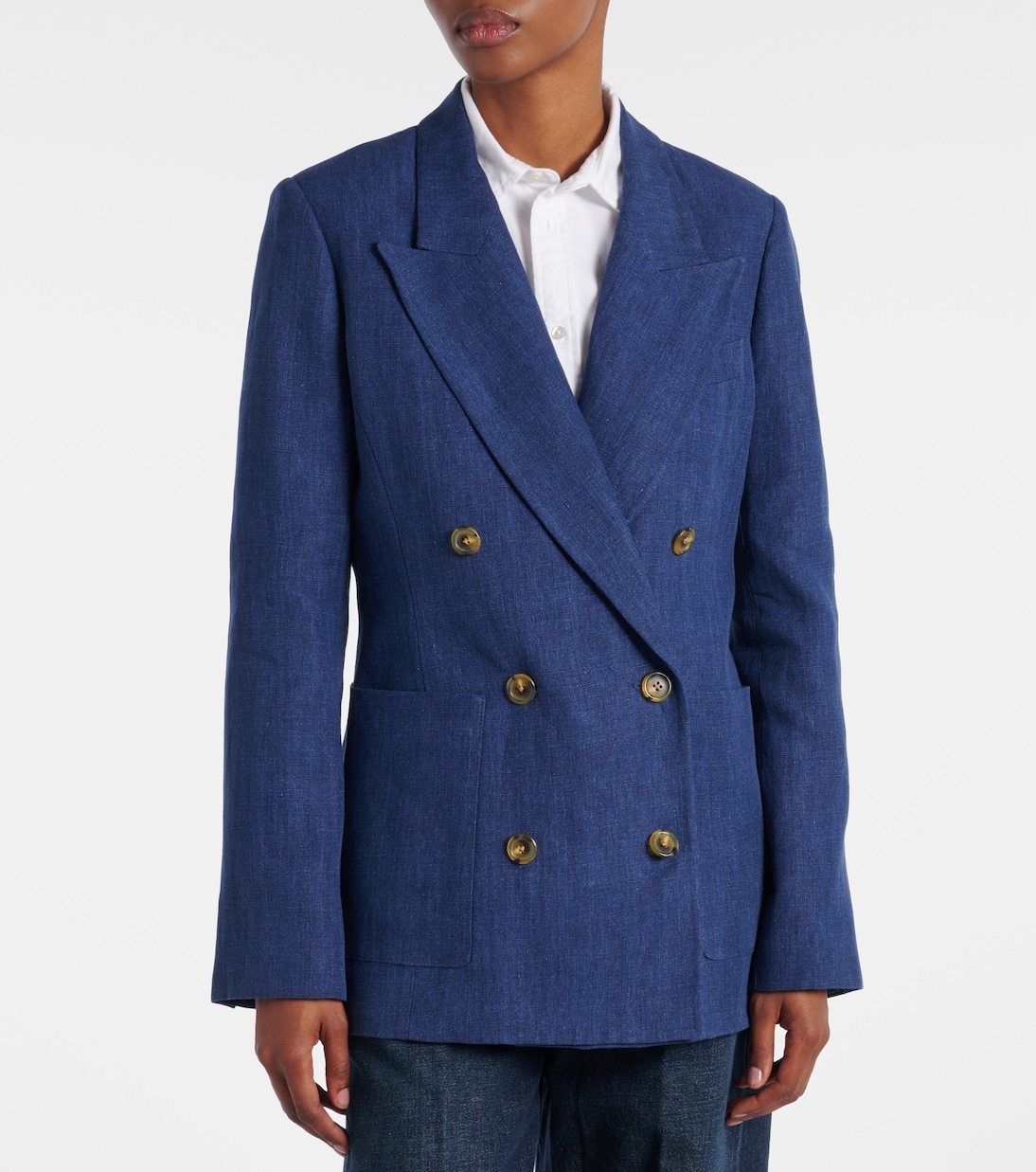x Argent Chelsea linen denim blazer | Citizens of Humanity