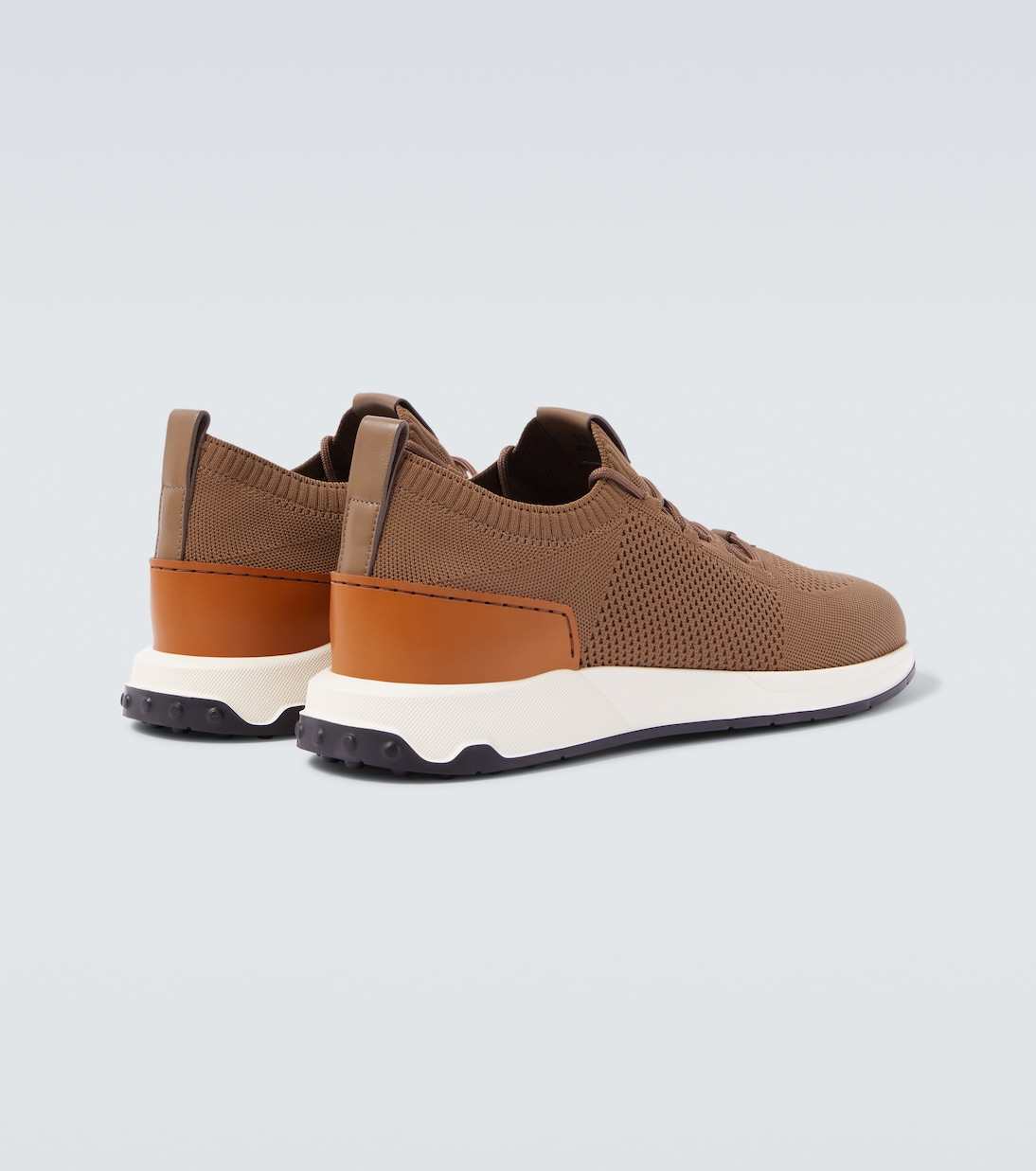 Leather-trimmed sneakers | Tod's