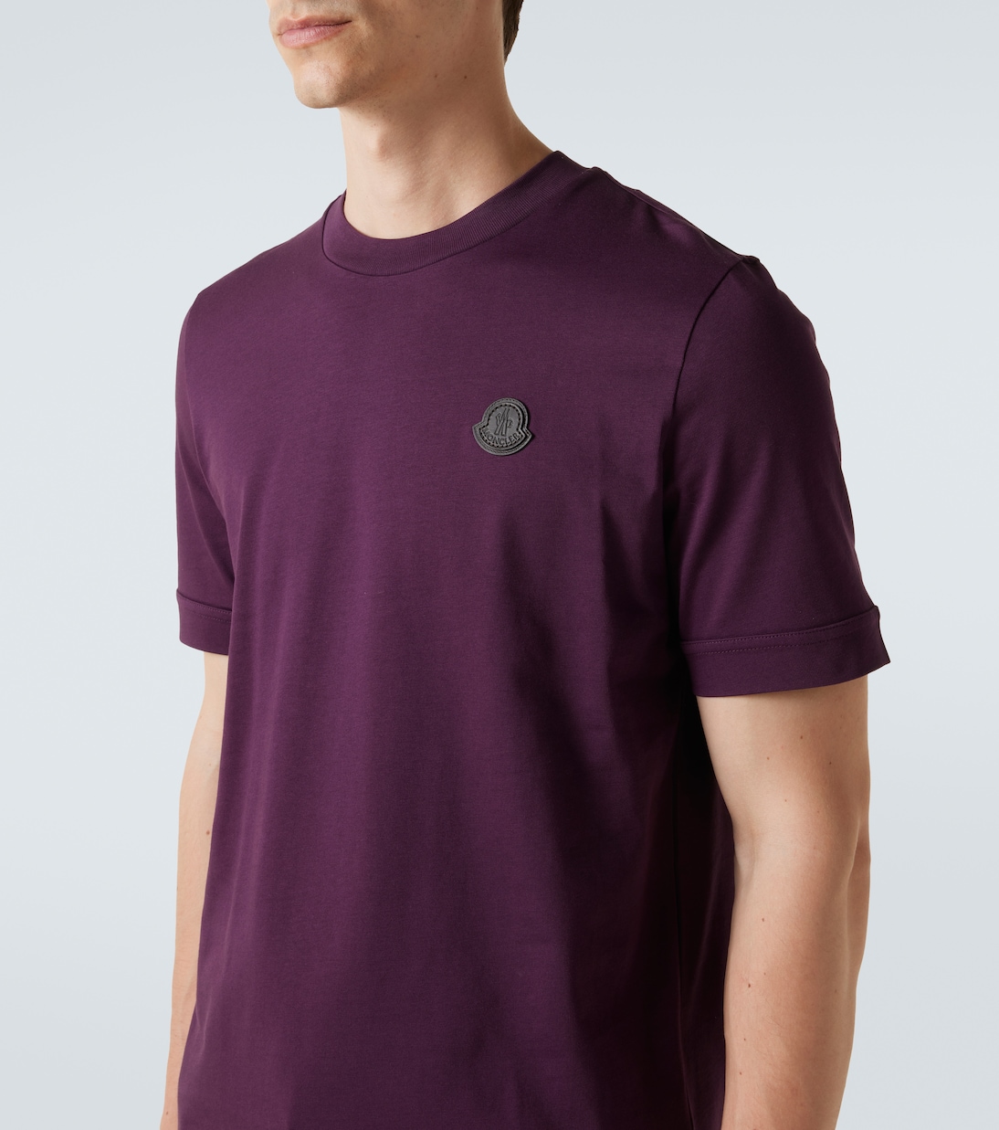 Camiseta de jersey de algodón con logo | Moncler