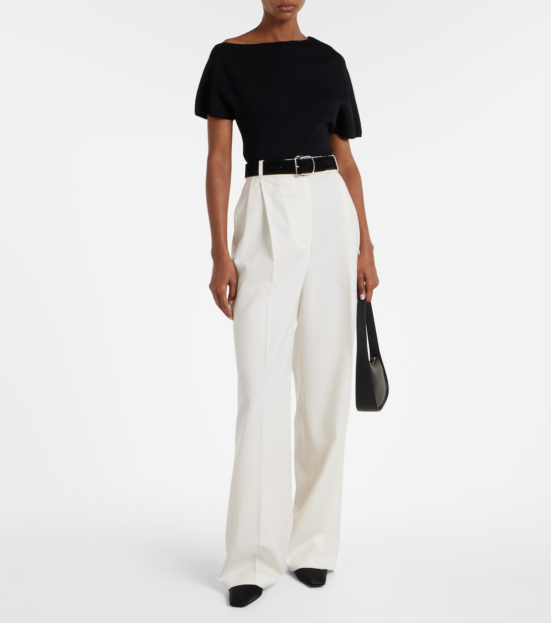 Pantalon ample en laine | Róhe