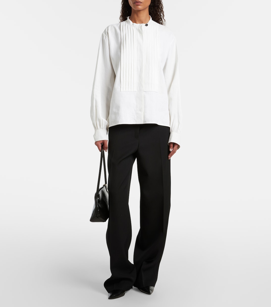 Low-rise wool straight pants | Jil Sander