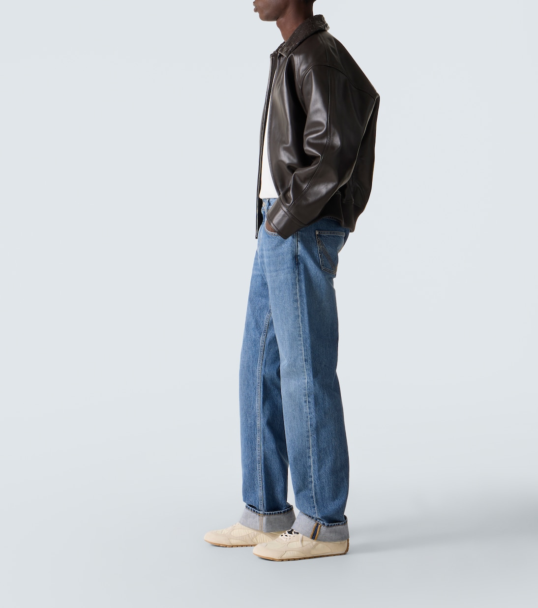 High-rise wide-leg jeans | Bottega Veneta