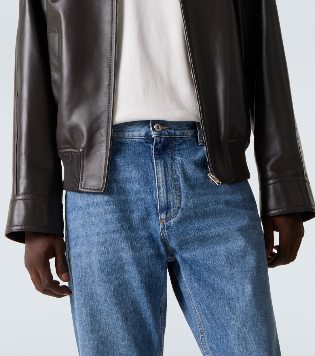 High-rise wide-leg jeans | Bottega Veneta
