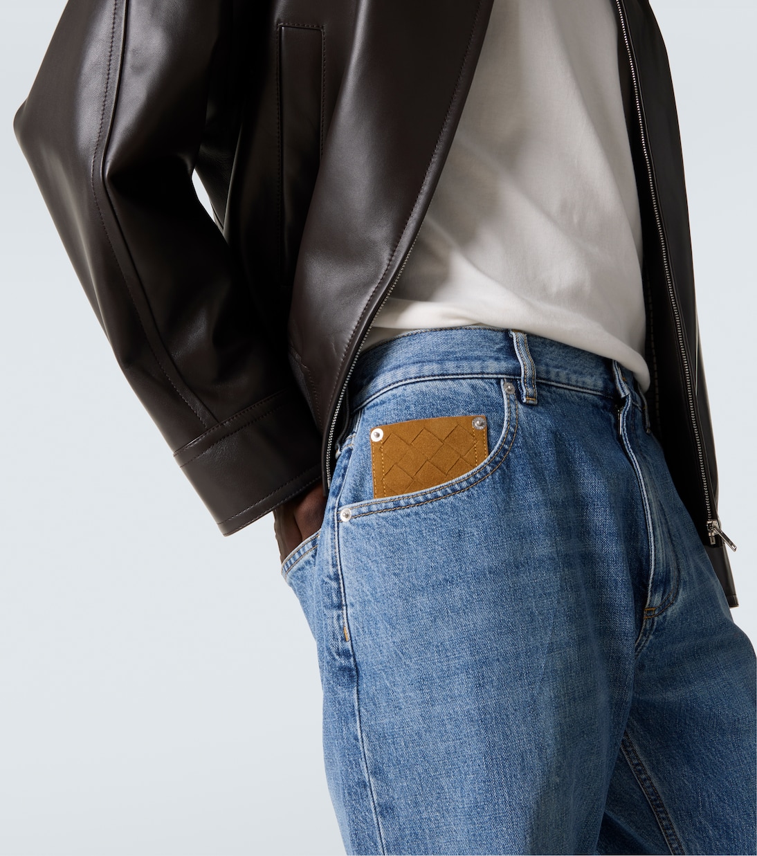 High-rise wide-leg jeans | Bottega Veneta