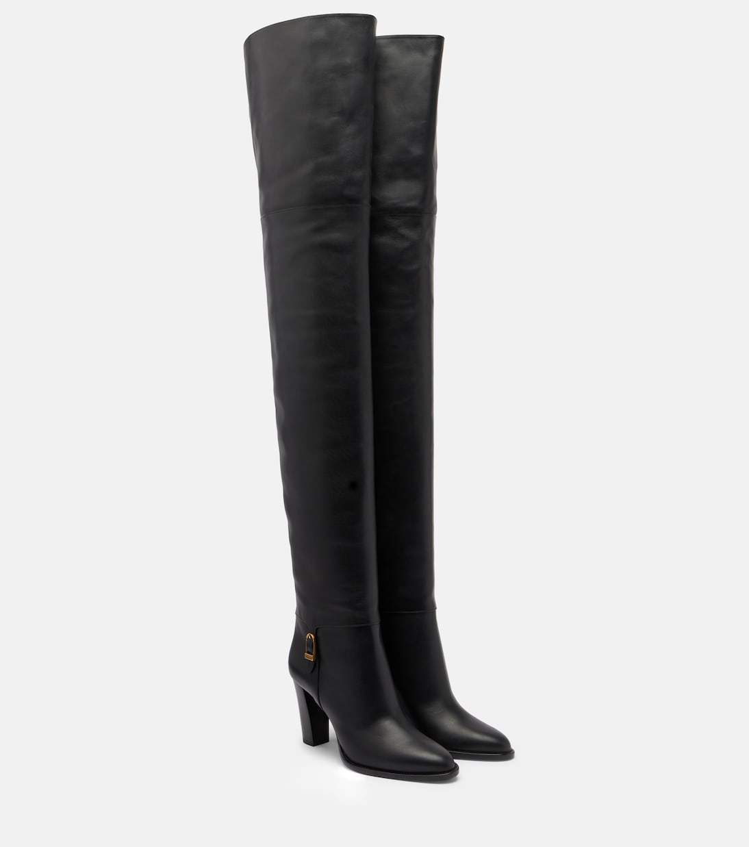 Julia 85皮革过膝靴 | Saint Laurent