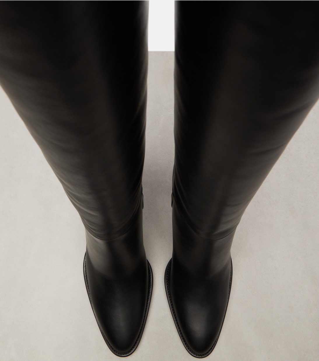 Julia 85皮革过膝靴 | Saint Laurent