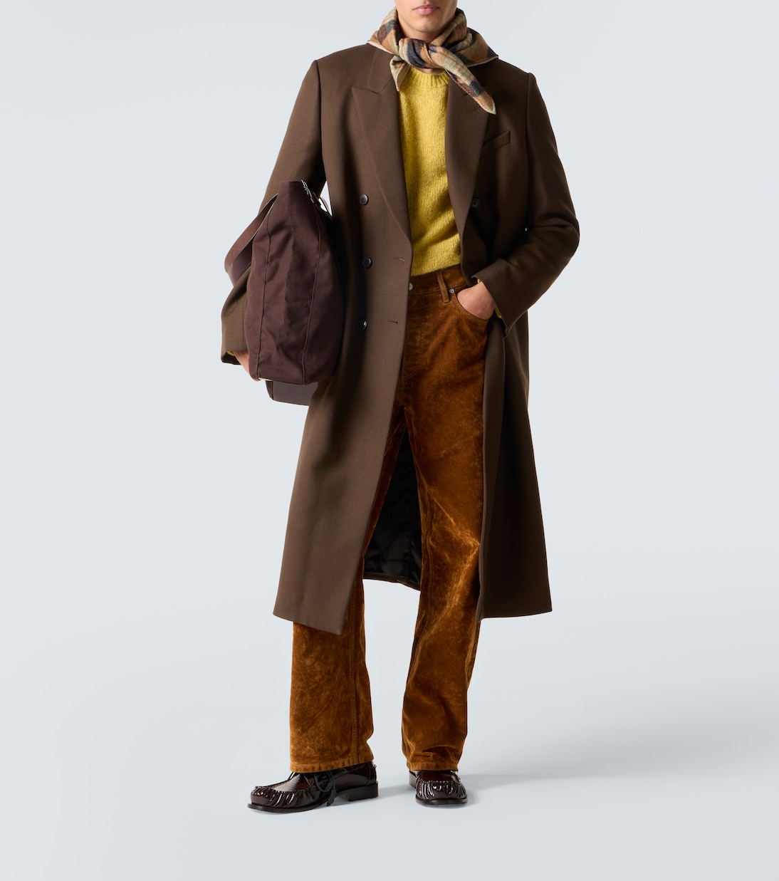 Abrigo cruzado de lana | Dries Van Noten