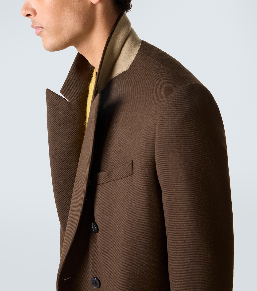 Abrigo cruzado de lana | Dries Van Noten