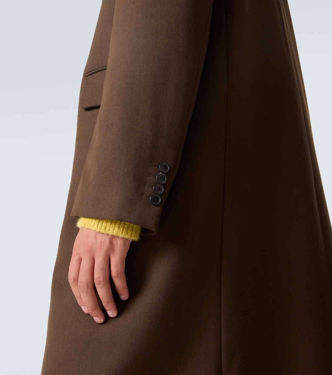 Abrigo cruzado de lana | Dries Van Noten