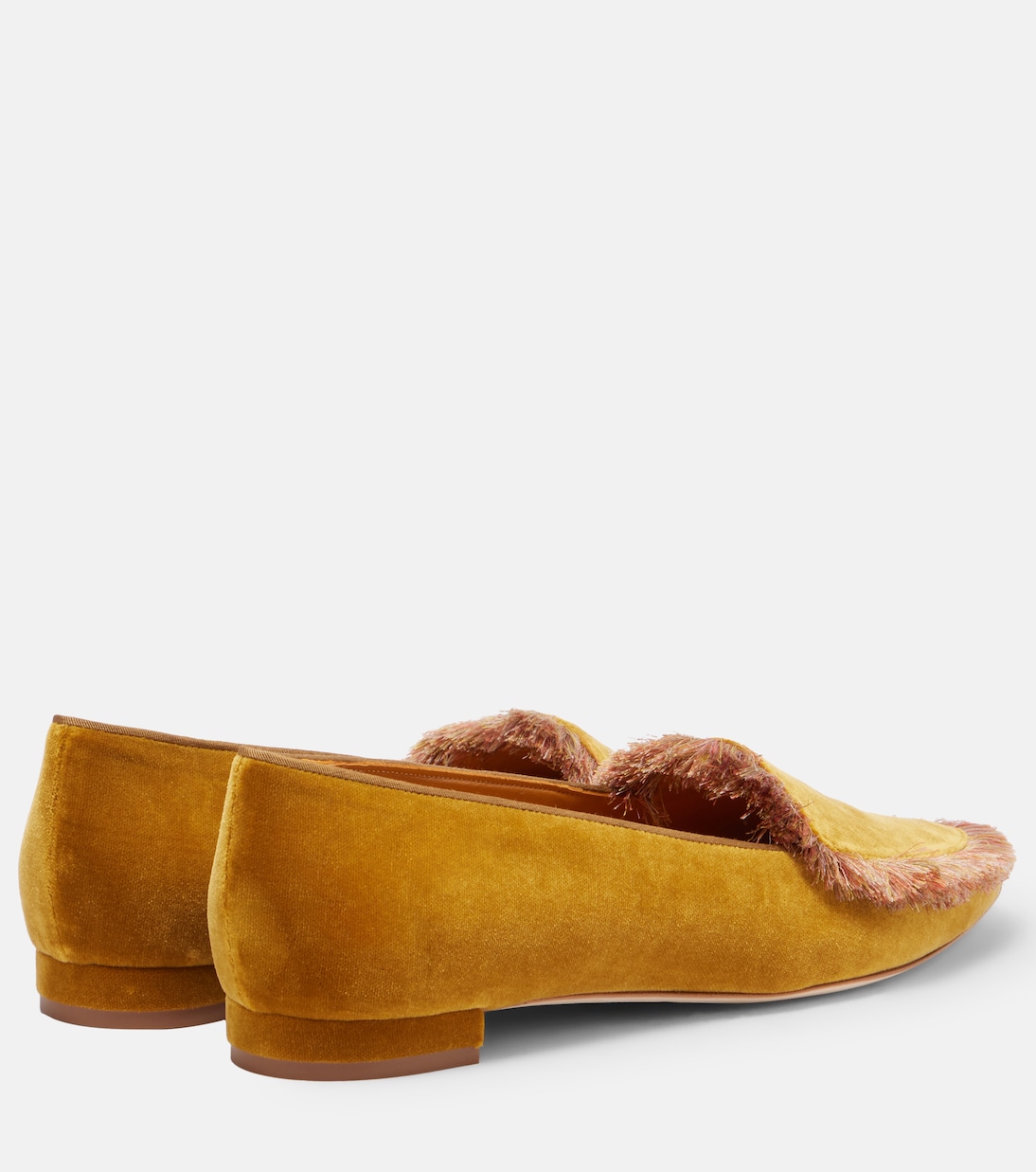 Agofran fringed velvet loafers | Manolo Blahnik