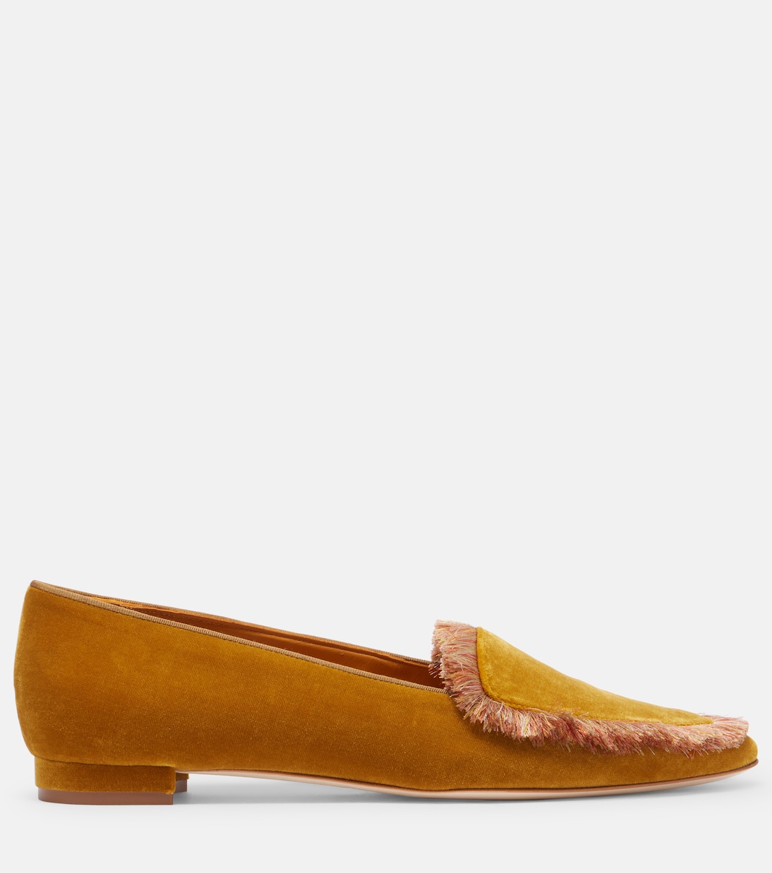 Agofran fringed velvet loafers | Manolo Blahnik