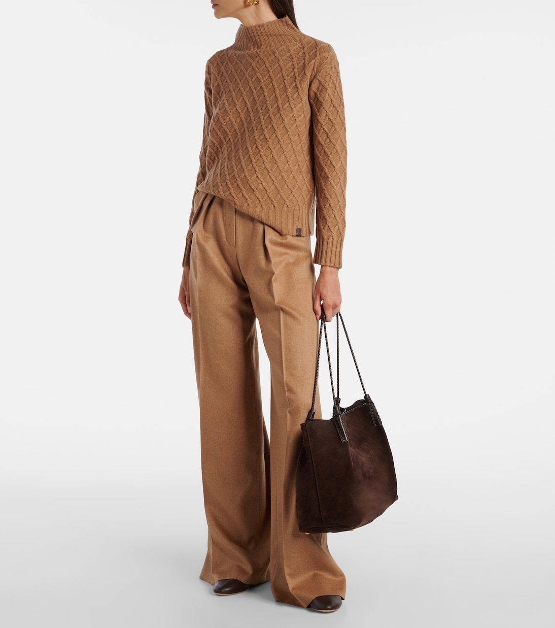 بلوفر من وبر الجمل بياقة عالية  | Max Mara