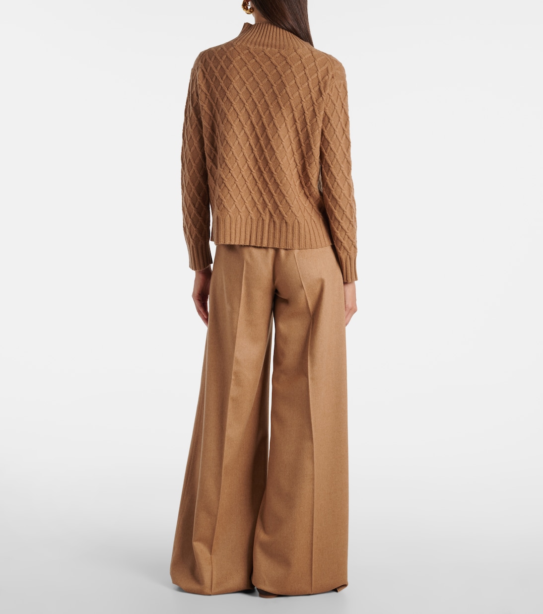 بلوفر من وبر الجمل بياقة عالية  | Max Mara