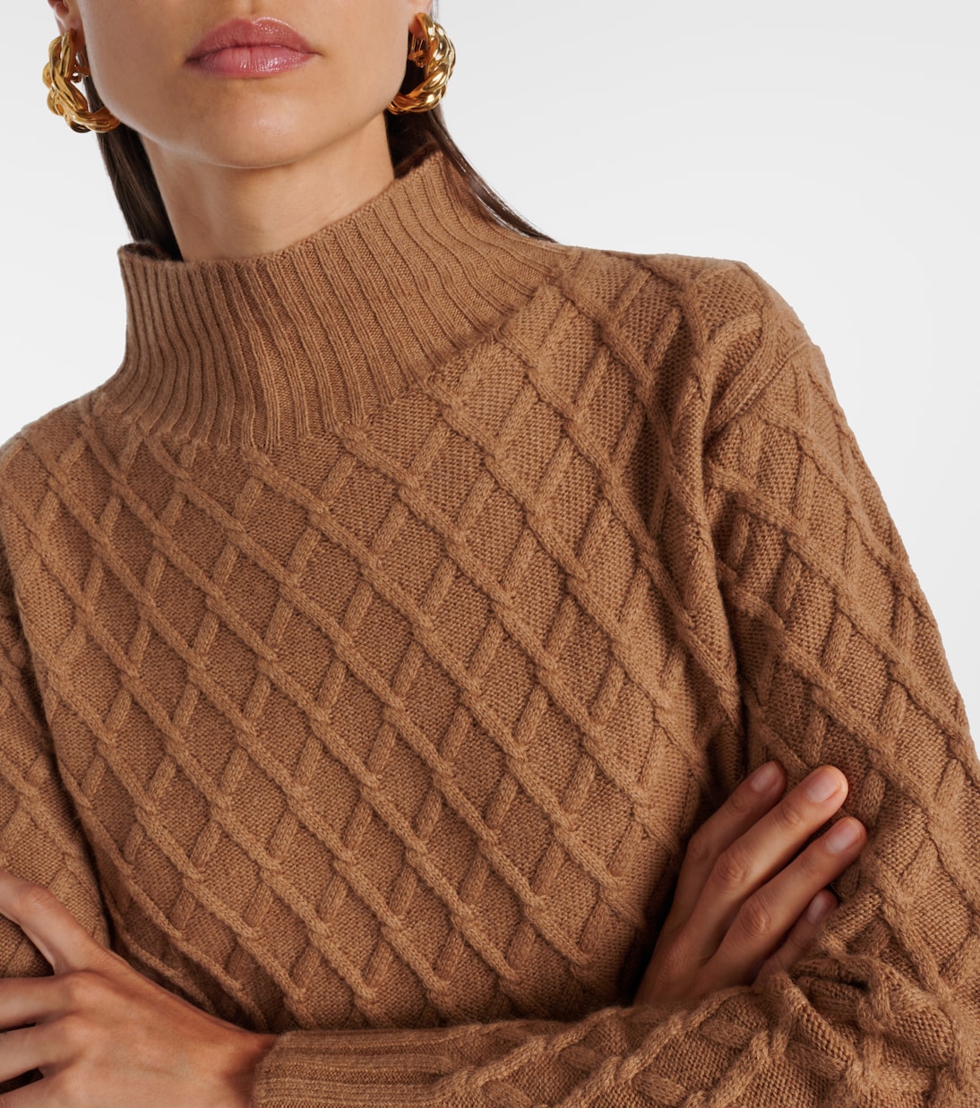 بلوفر من وبر الجمل بياقة عالية  | Max Mara