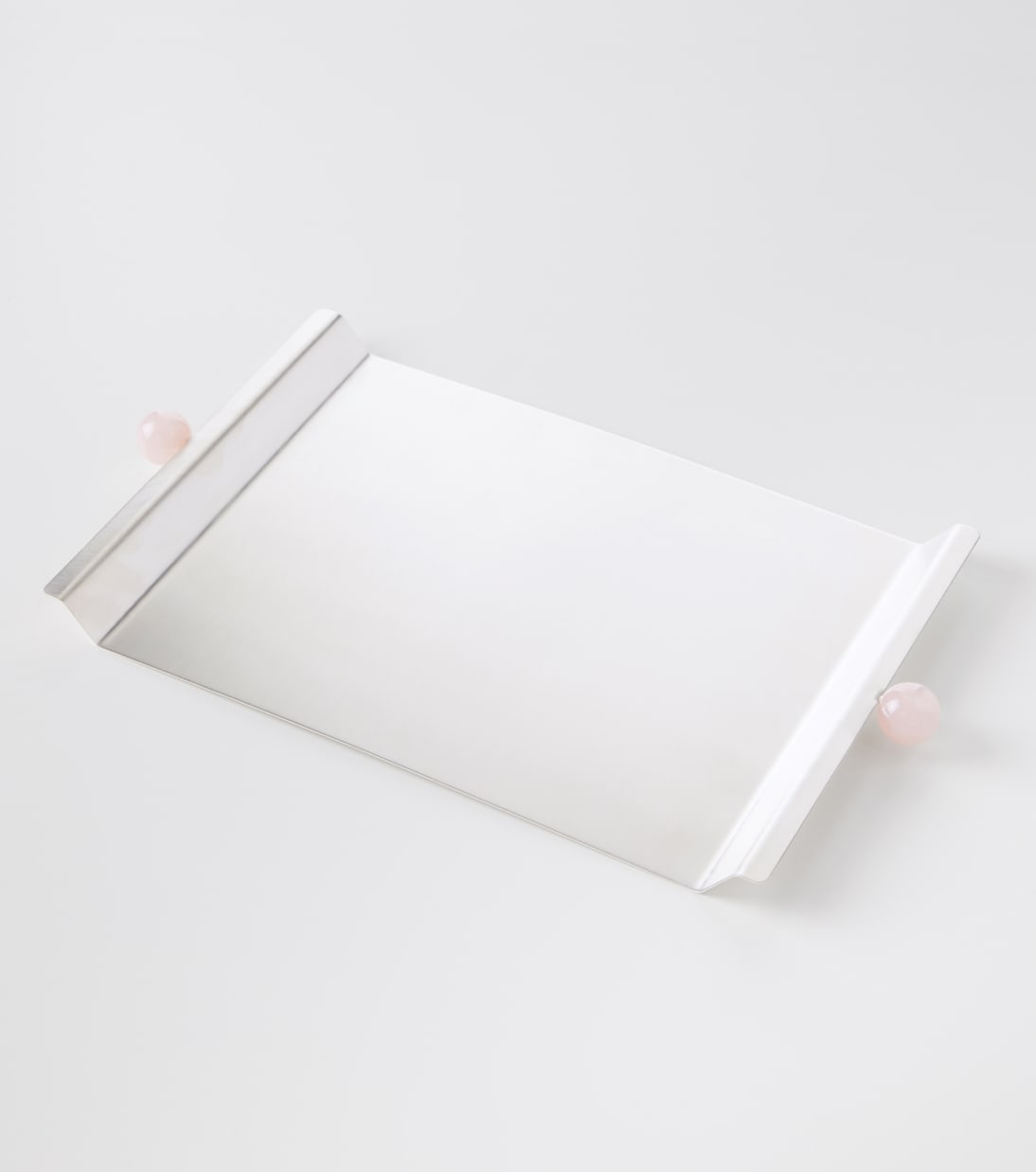 Embellished silver-plated decorative tray | Natalia Criado