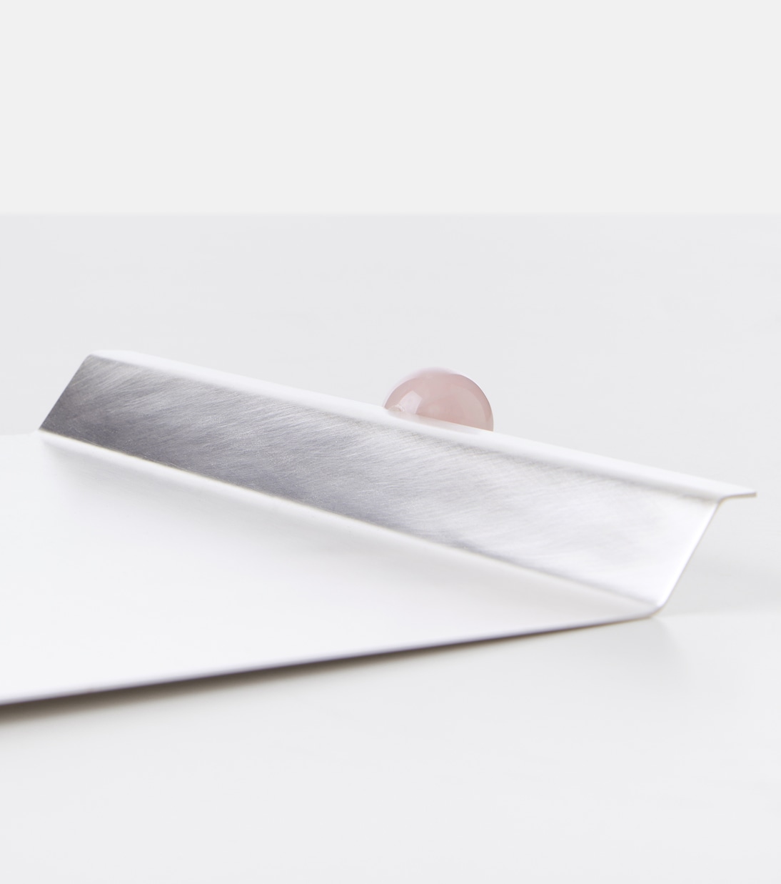 Embellished silver-plated decorative tray | Natalia Criado
