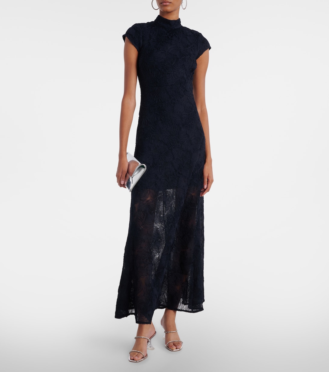 Floral mesh gown | Rotate