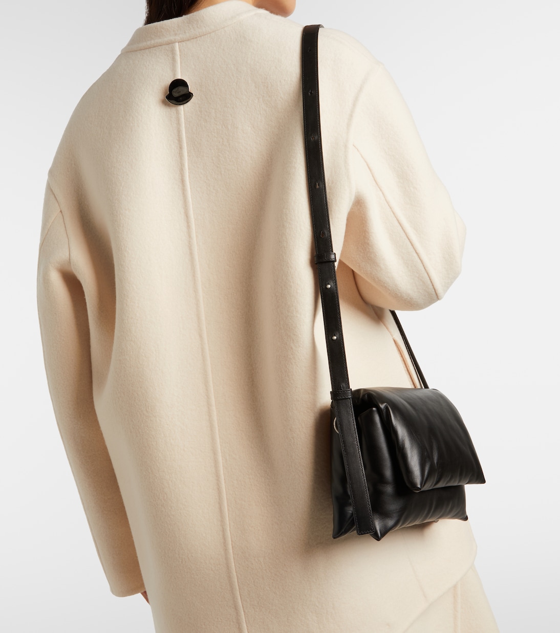 x Jil Sander leather crossbody bag | Moncler Genius