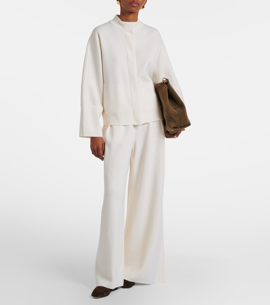 Weite Hose Bora aus Schurwolle | Max Mara