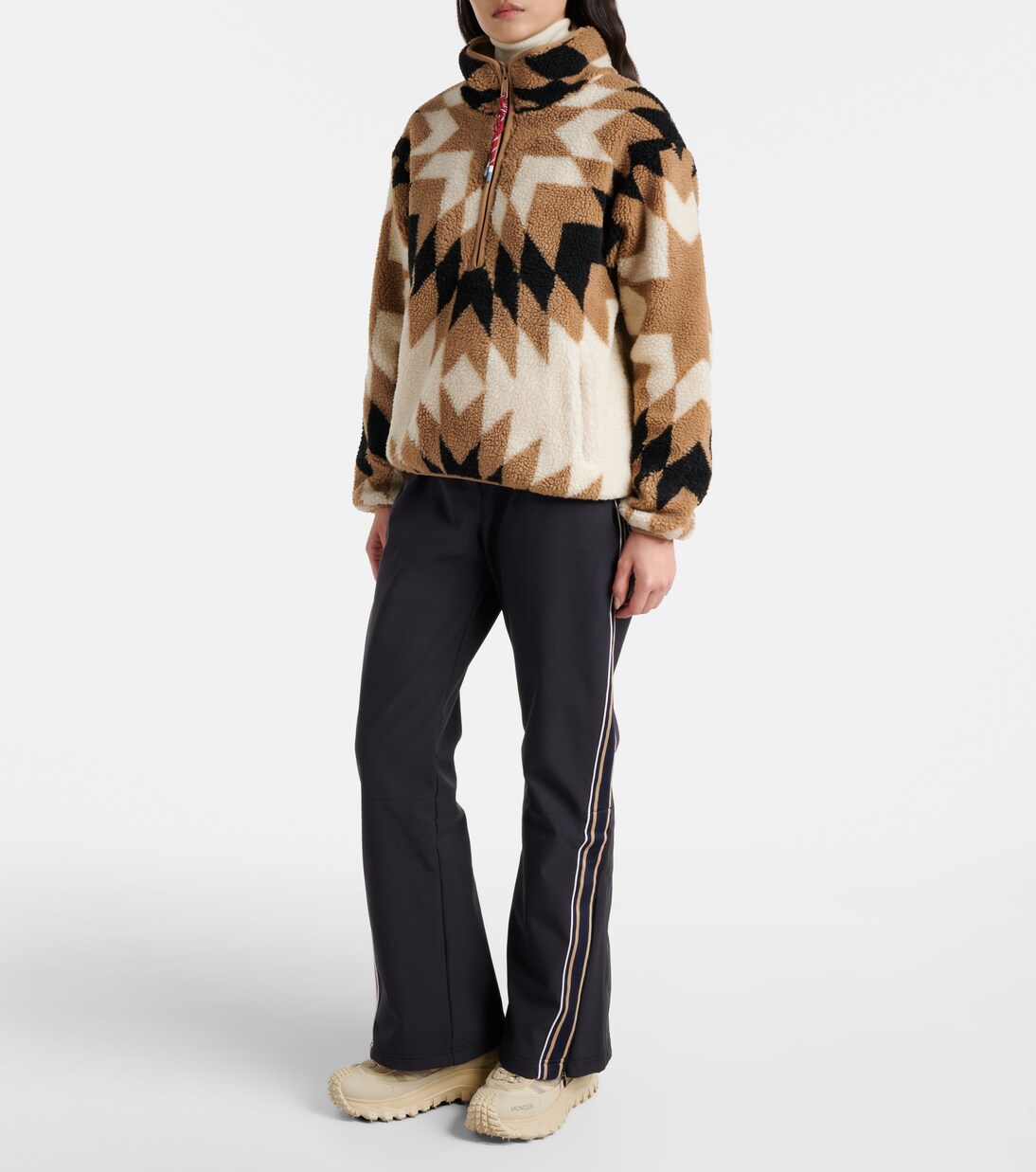 Harlow printed teddy jacket | The Upside