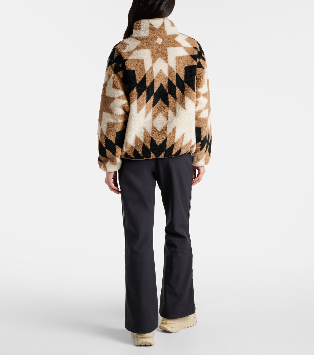 Harlow printed teddy jacket | The Upside