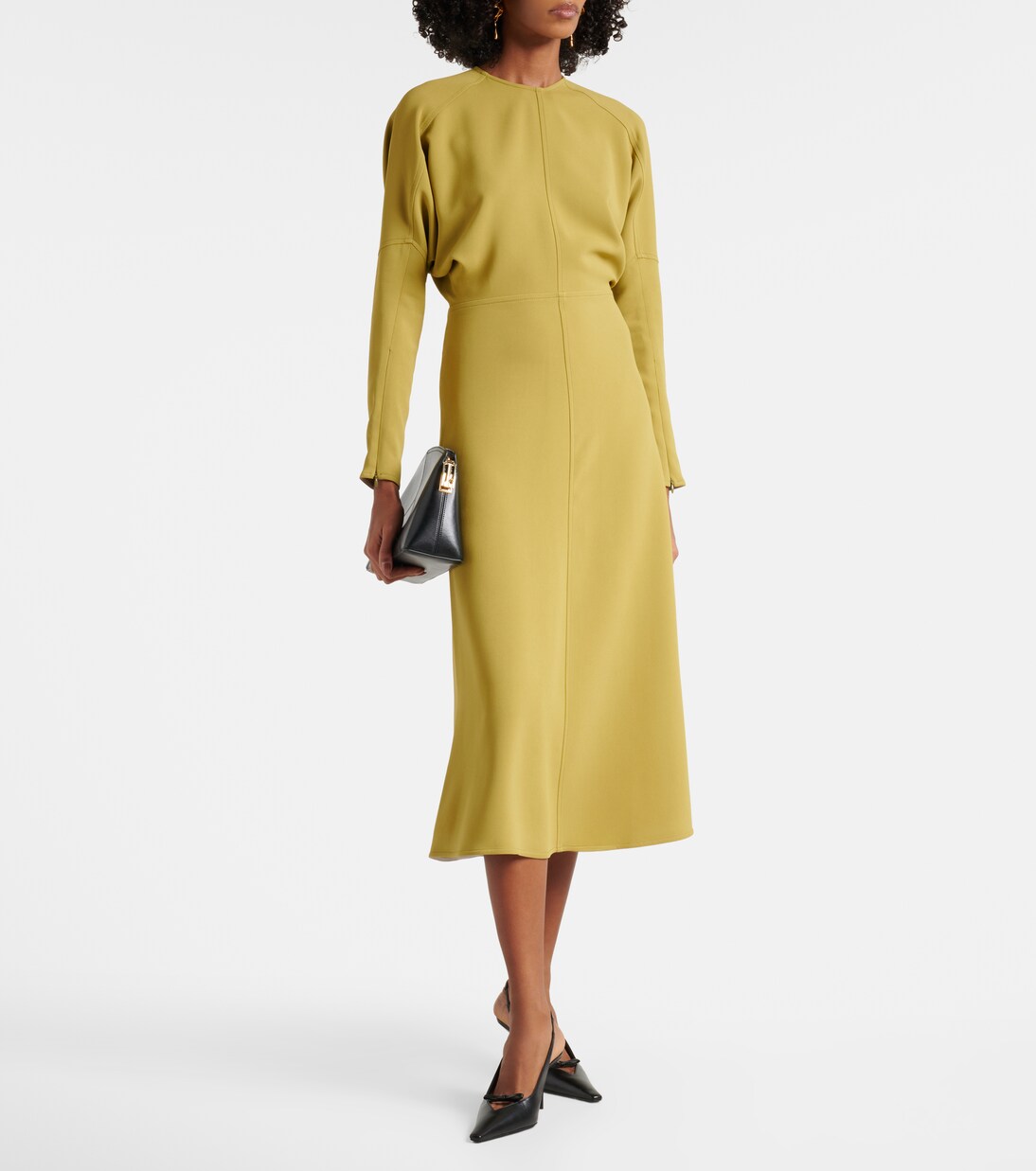 Dolman cady midi dress | Victoria Beckham