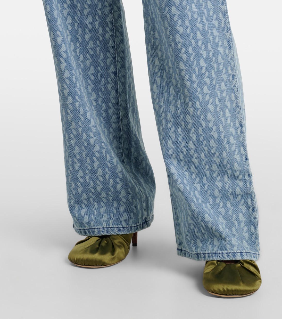 Printed wide-leg jeans | Dries Van Noten