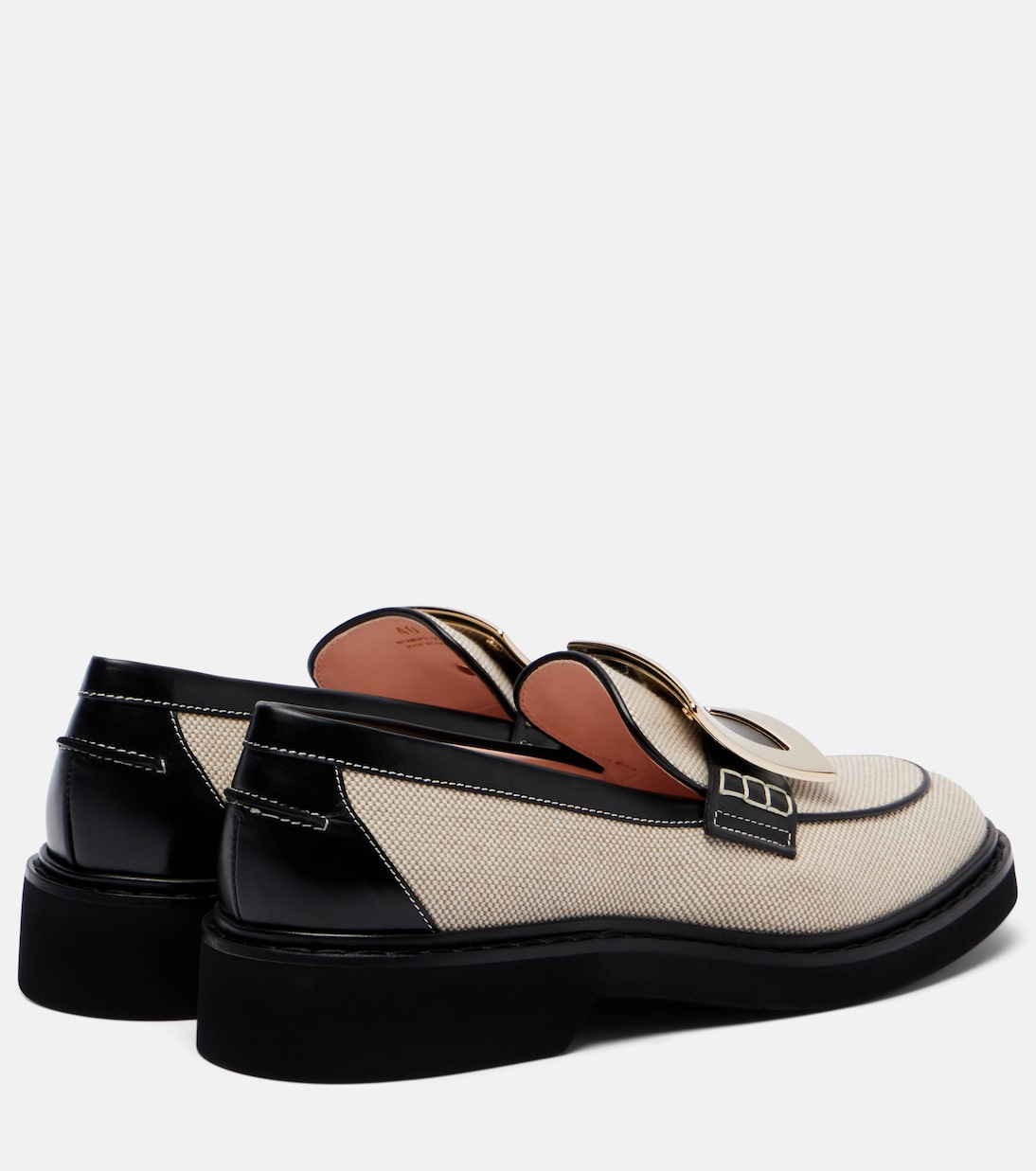 Viv' Rangers leather-trimmed loafers | Roger Vivier