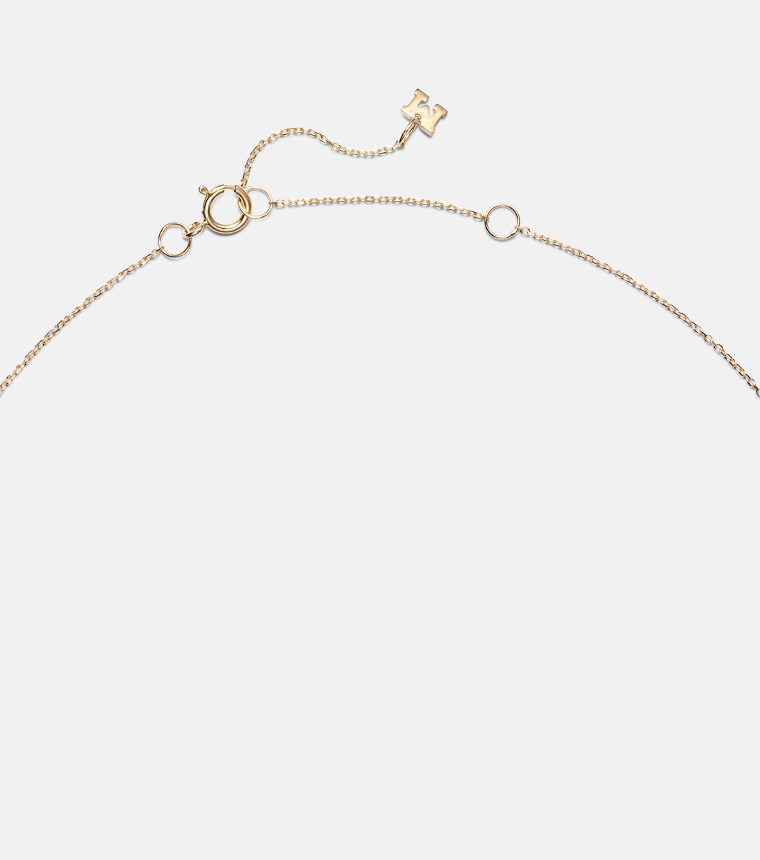14kt gold (585/1000) necklace with diamonds | Mateo