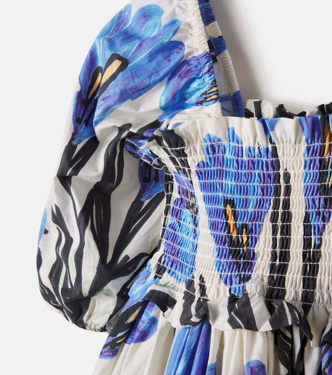 Chipie floral shirred cotton dress | Molo