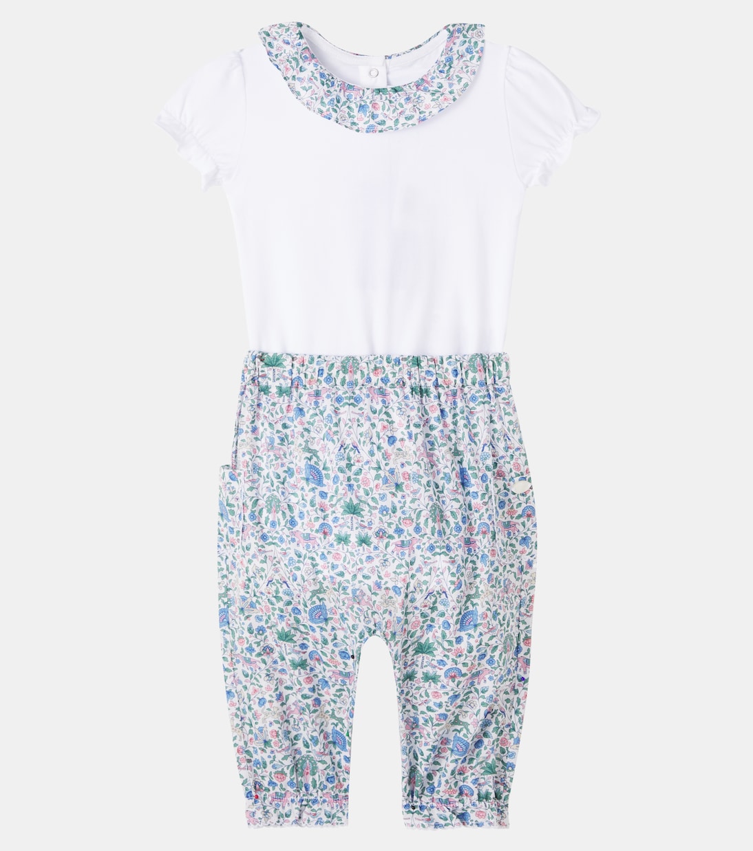 Baby cotton-blend bodysuit and pants set | Tartine et Chocolat