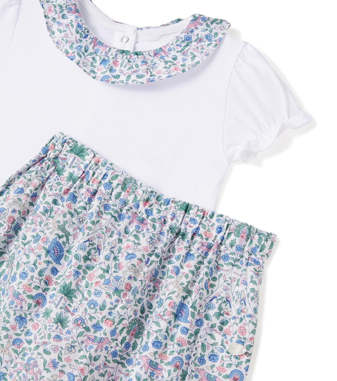 Baby cotton-blend bodysuit and pants set | Tartine et Chocolat