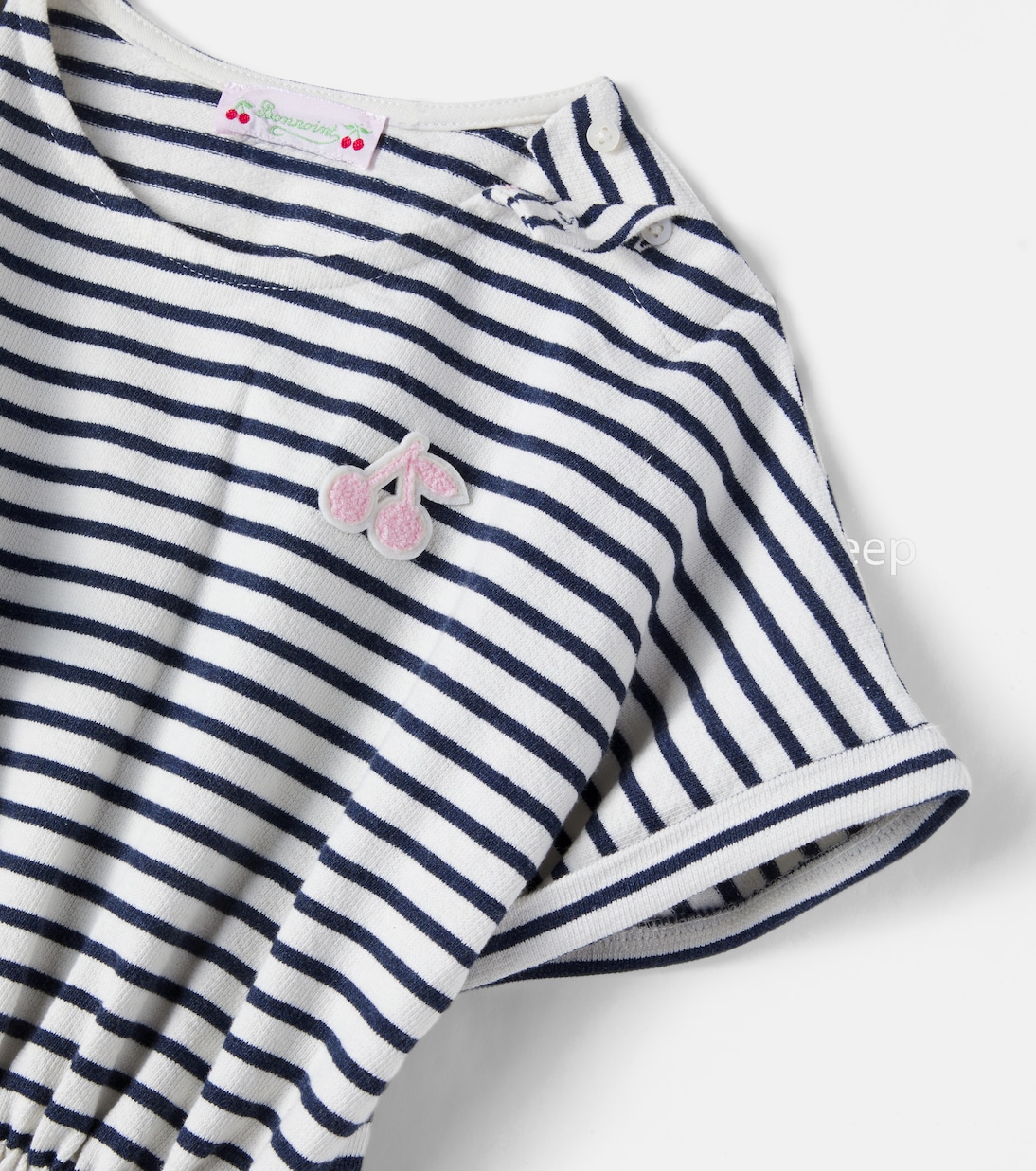 Striped cotton dress | Bonpoint