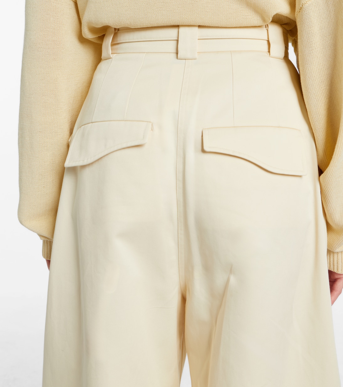 بنطلون واسع من القطن الغبردين Idoneo | Sportmax