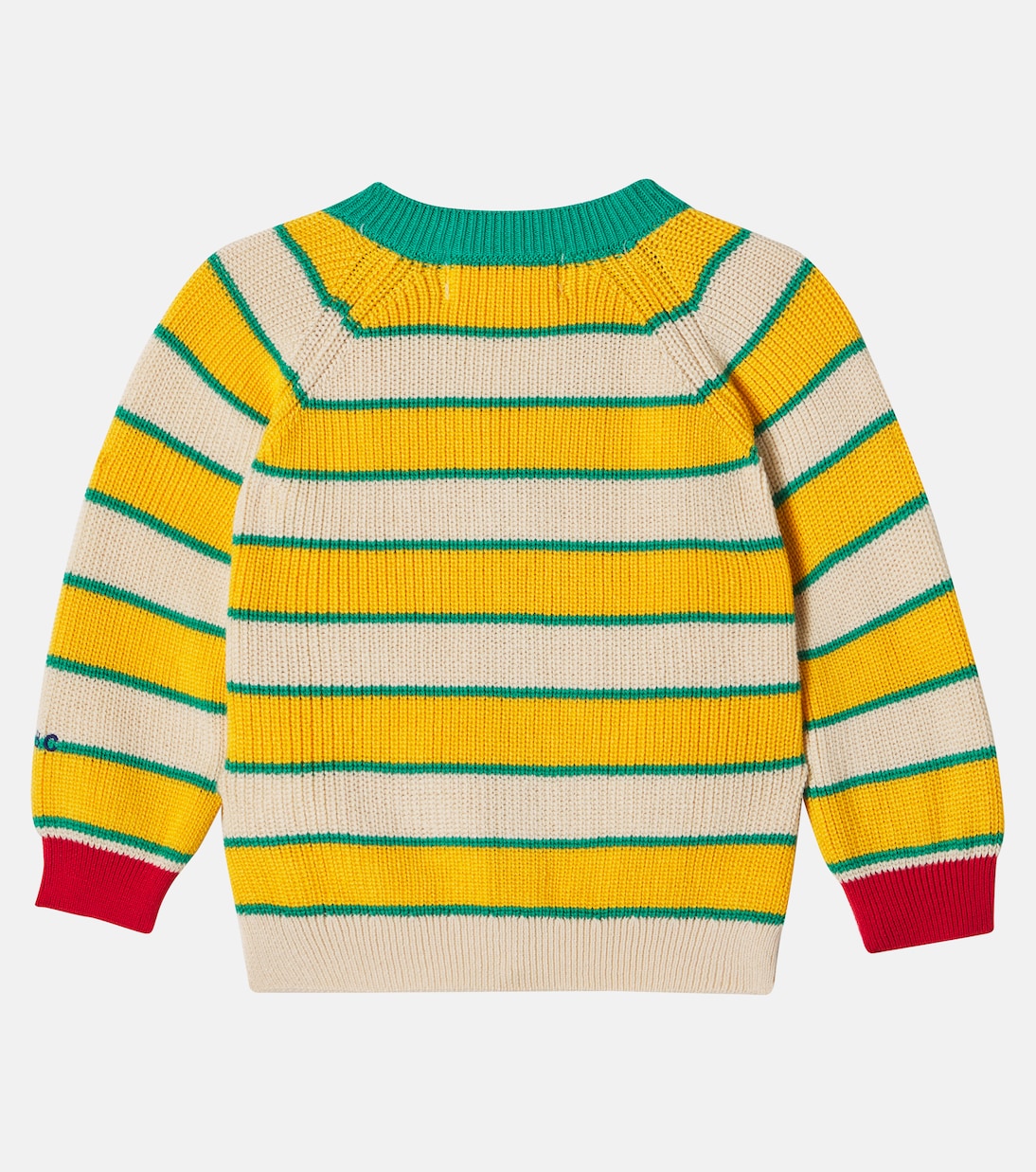 Baby BC striped cotton cardigan | Bobo Choses