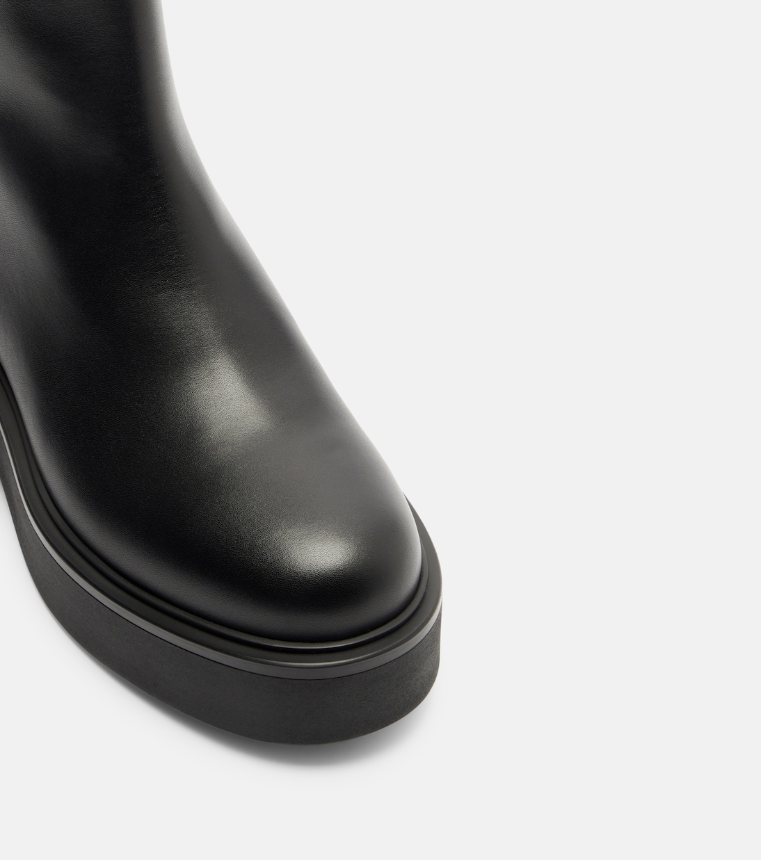 Hiro leather platform ankle boots | Gianvito Rossi