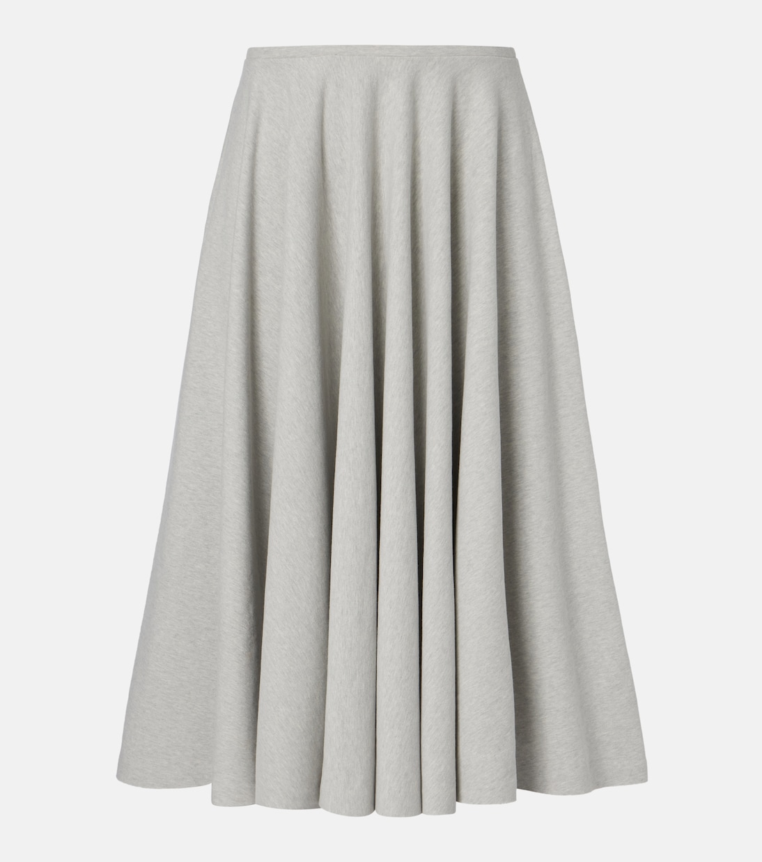 Cotton-blend midi skirt | Norma Kamali