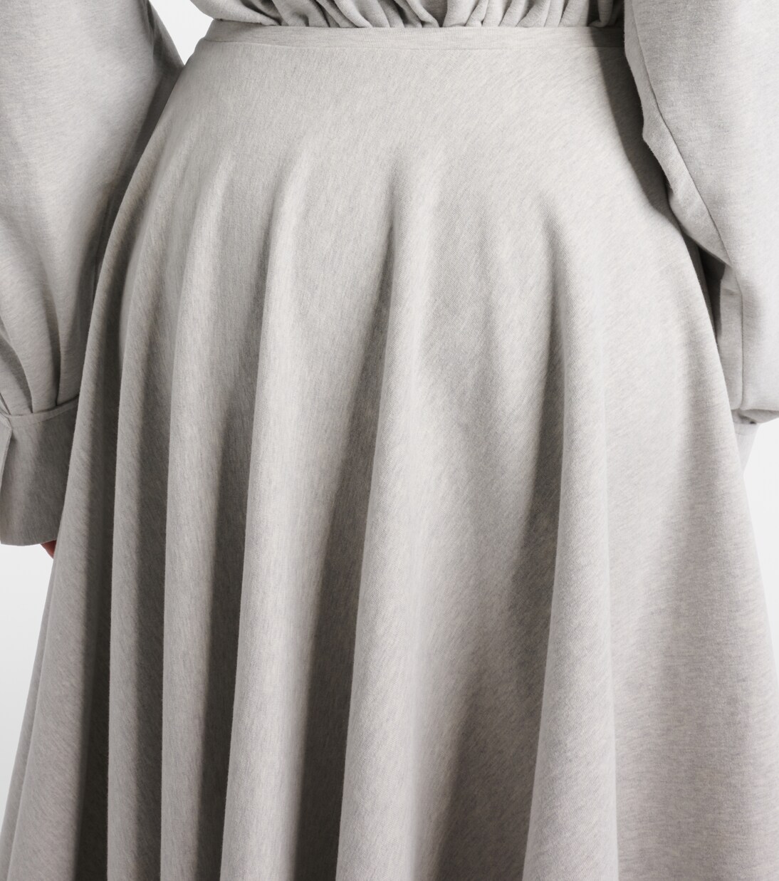 Cotton-blend midi skirt | Norma Kamali