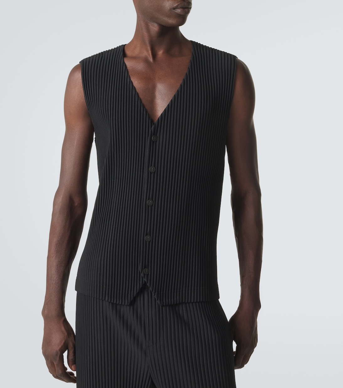 Basics pleated vest | Homme Plissé Issey Miyake