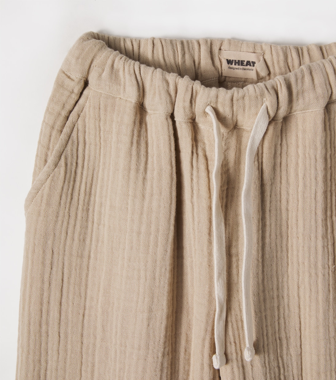 Sasha cotton pants | Wheat