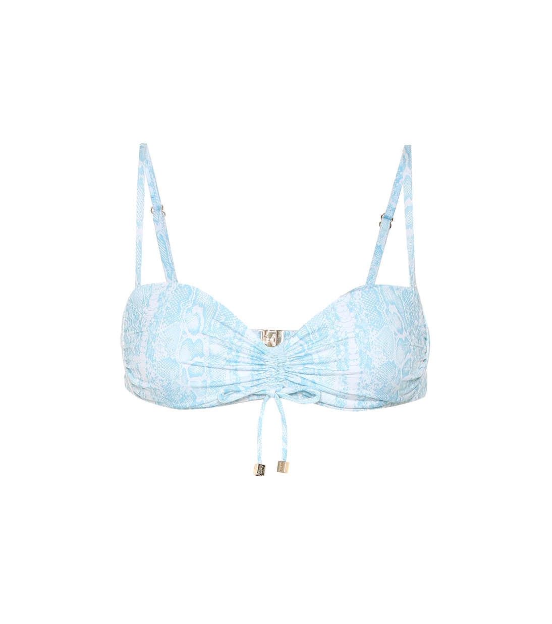 Lake Manyara snake-print bikini top | Heidi Klein
