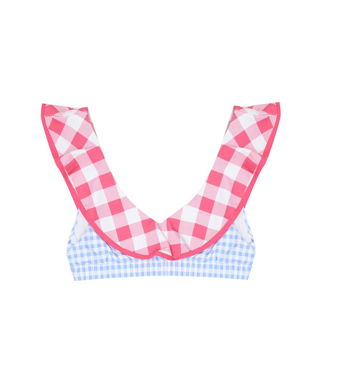 Top de bikini Piana de cuadros vichy | Marysia Bumby