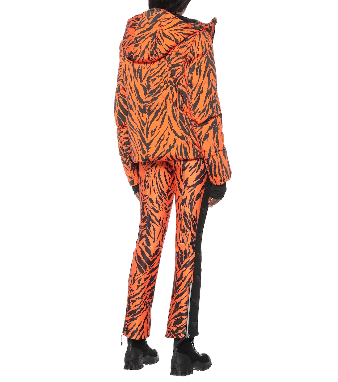 Julia tiger-print puffer ski jacket | Jet Set