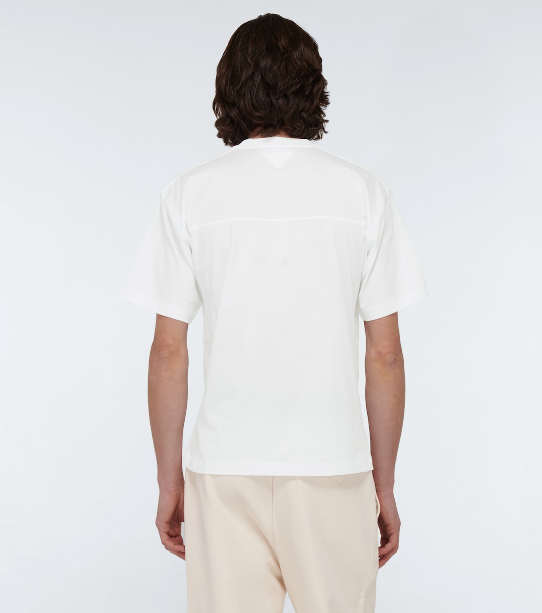 Camiseta de algodón de manga corta | Prada