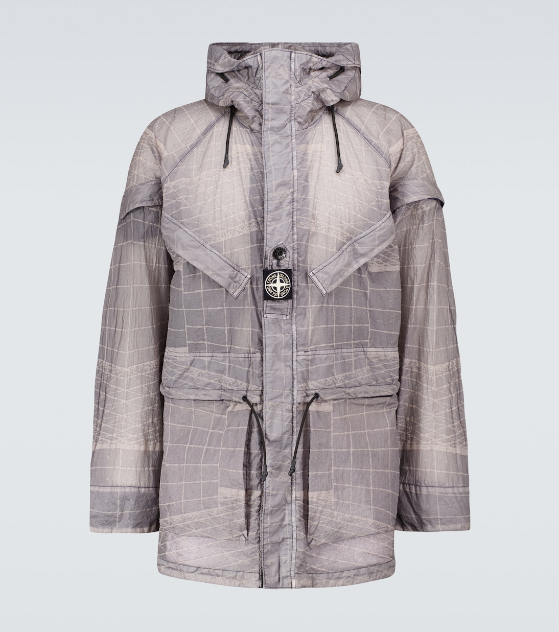 Reflective Grid on Lamy-TC jacket | Stone Island