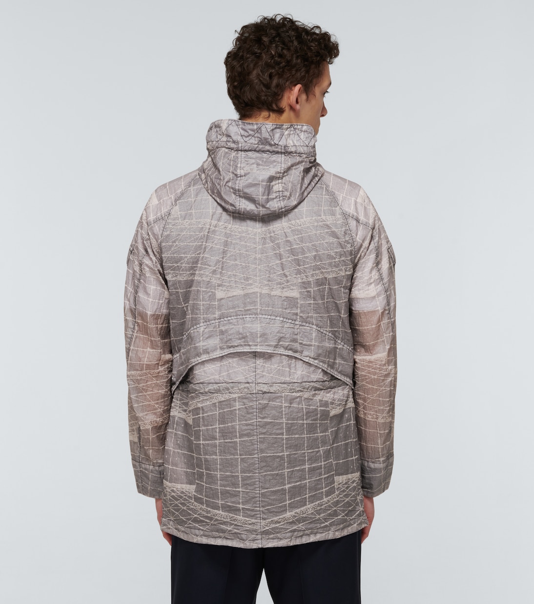 Reflective Grid on Lamy-TC jacket | Stone Island
