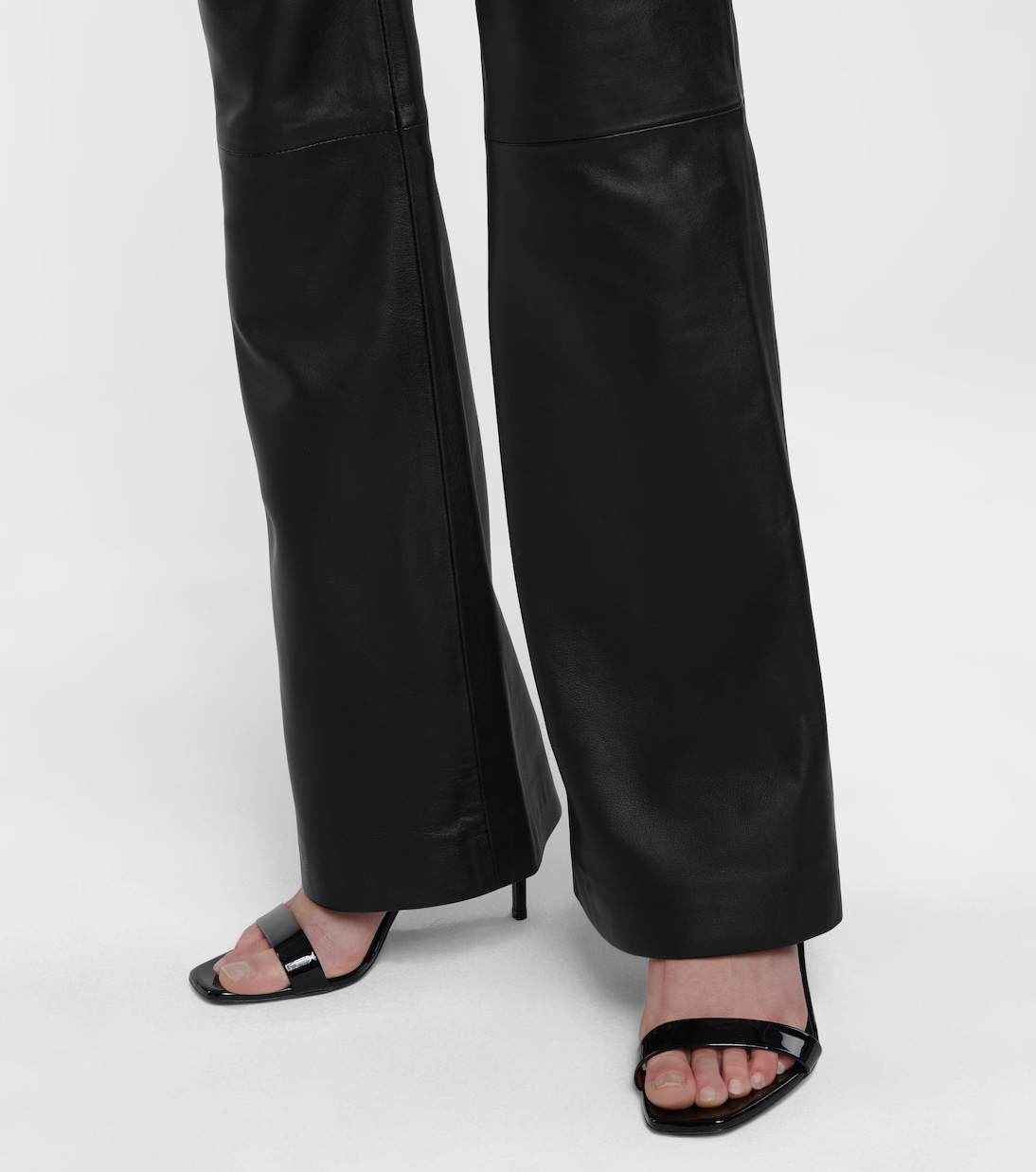 Serge mid-rise leather bootcut pants | Altuzarra