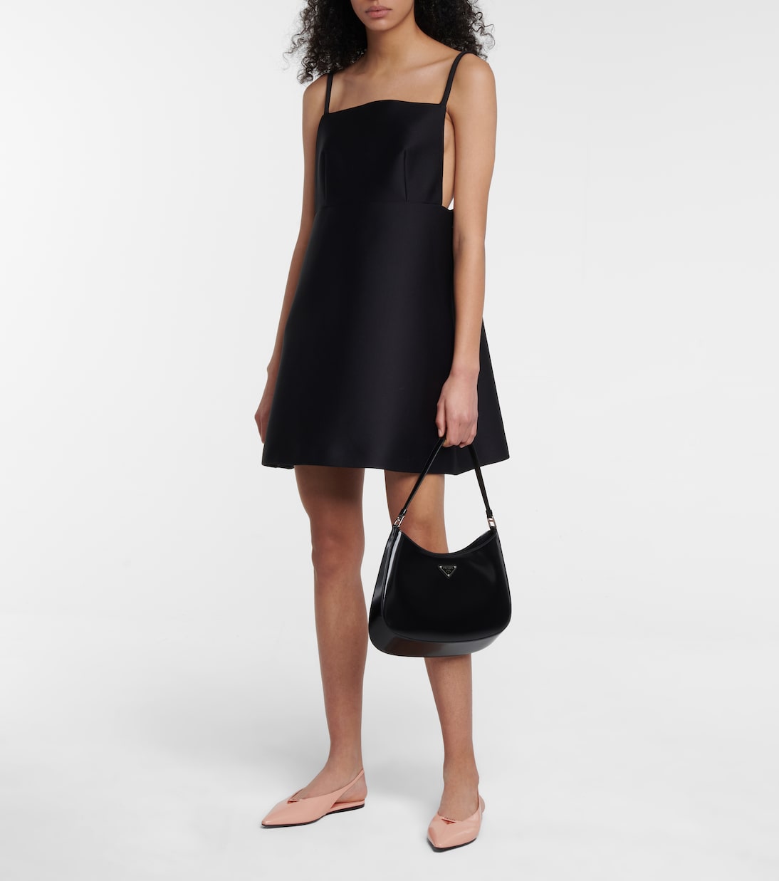 Slingback-Ballerinas aus Leder | Prada