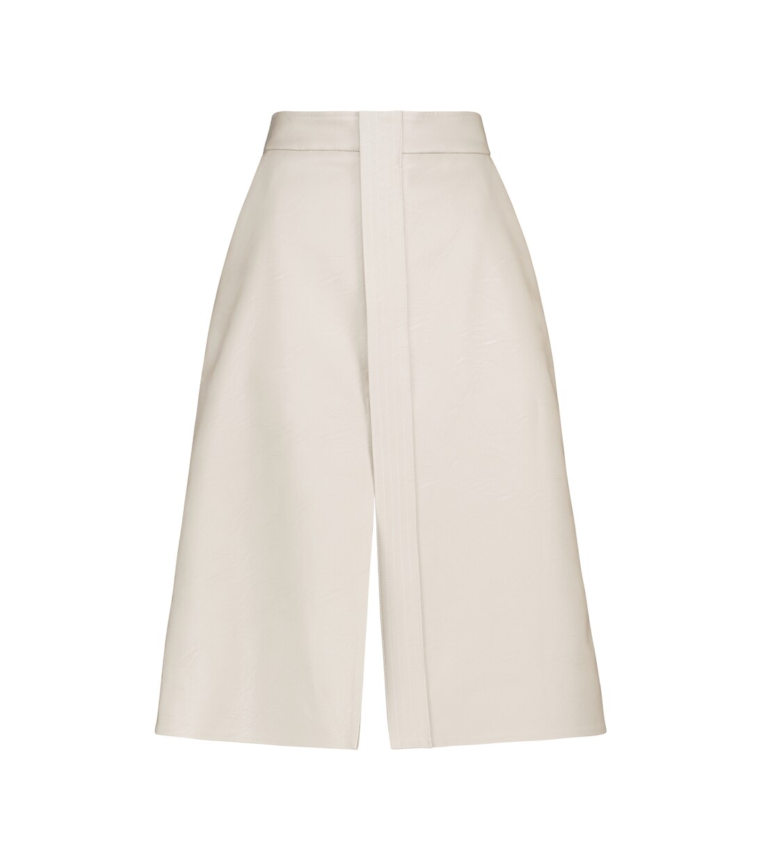 Lauren人造皮革中长半身裙 | Stella McCartney